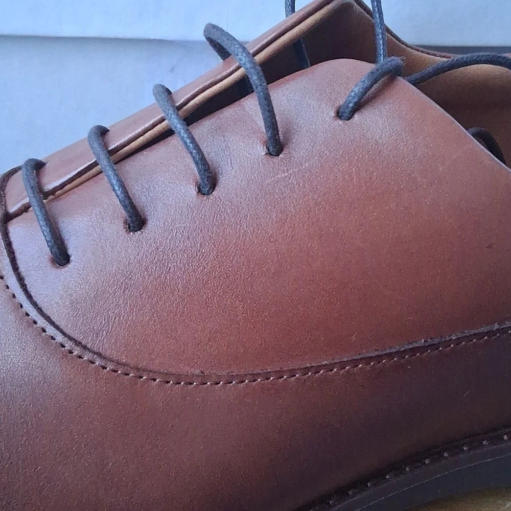 Quince Hybrid Crafted Leather Oxford Brandy 9.5